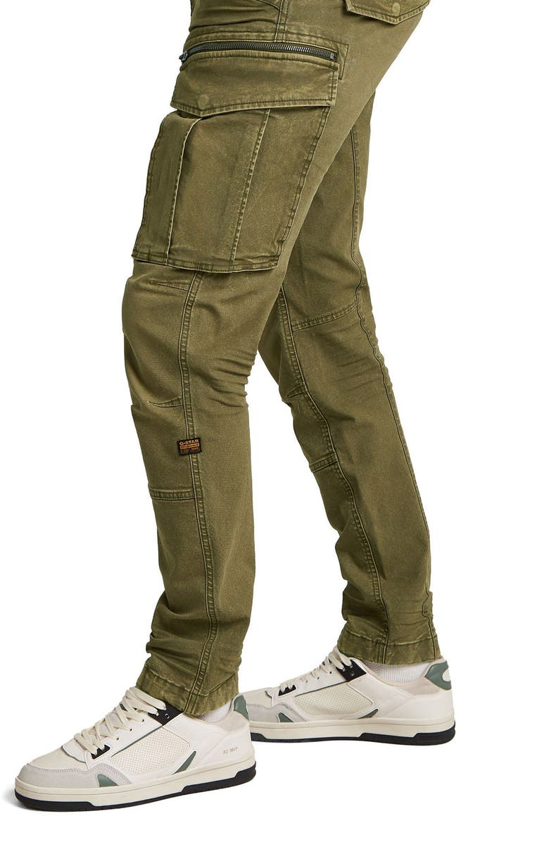 G-STAR Rovic Zip 3D Tapered Fit Cargo Pants, Alternate, color, Vintage Dust Dark Olive