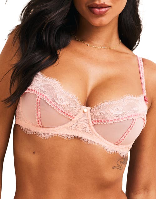 Adore Me Ela Unlined Balconette Bra In Light Pink