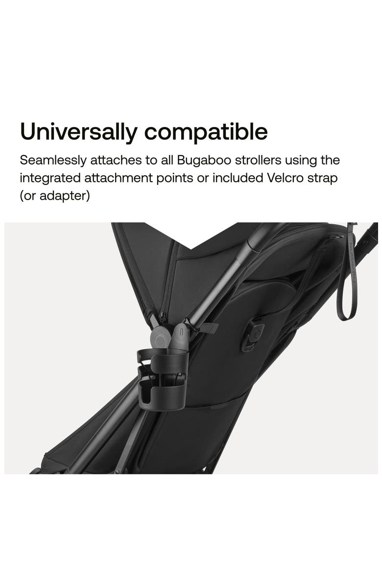 Stroller Cup Holder for all Bugaboo Strollers, Alternate, color, BLACK