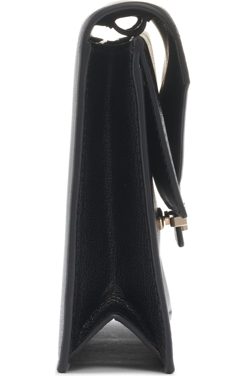 TOM FORD Mini Double T Leather Shoulder Bag, Alternate, color, Black