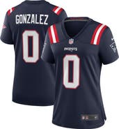 Nike Women's Nike Christian Gonzalez  Navy New England Patriots Team Game Jersey