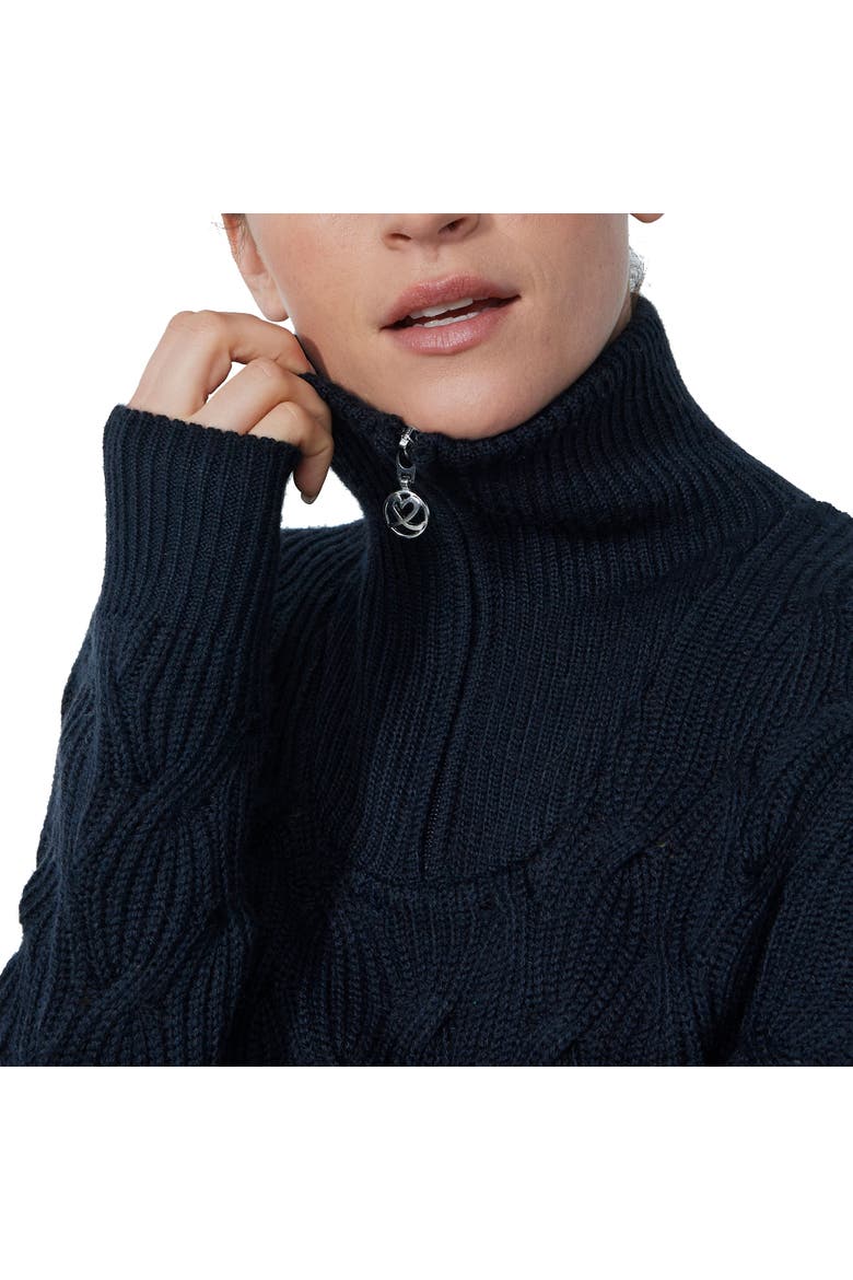 Ermont Unlined Womens Golf Sweater, Alternate, color, Navy