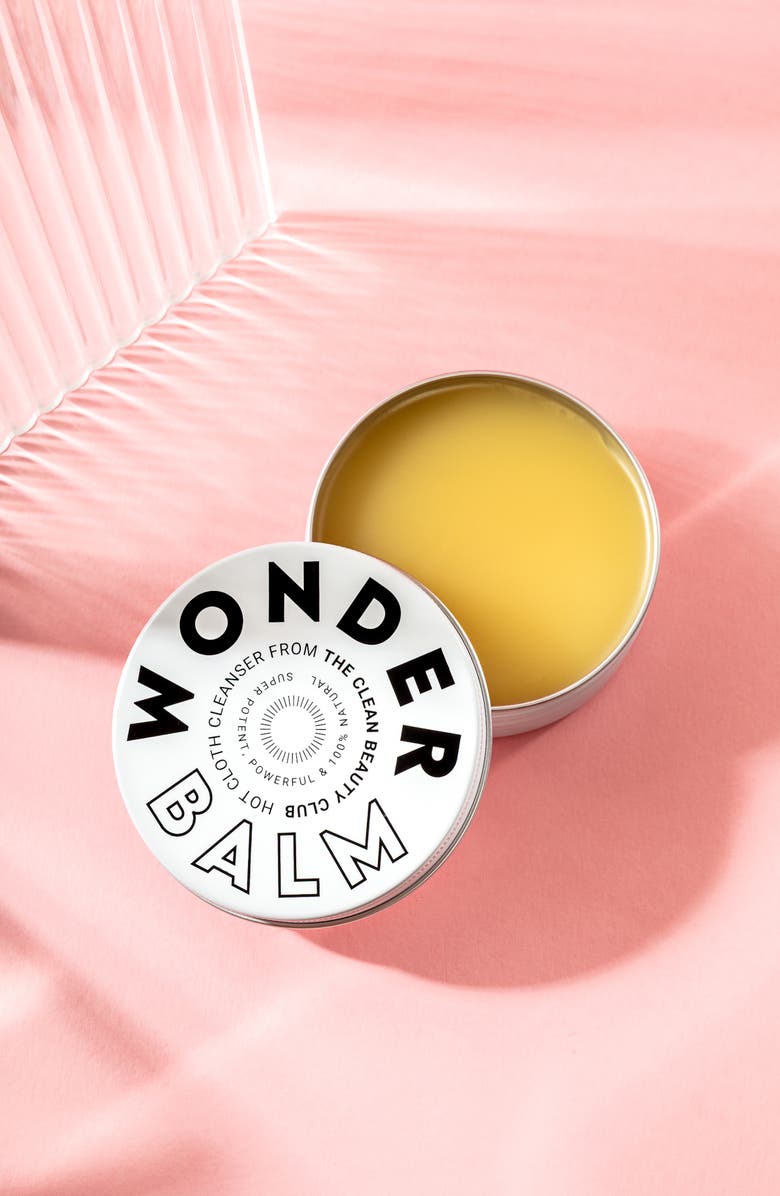 The Clean Beauty Club Wonder Balm - Hot Cloth Cleanser, Alternate, color, White