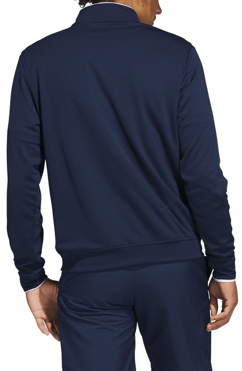adidas Golf Quarter Zip Recycled Polyester Golf Pullover, Alternate, color,
