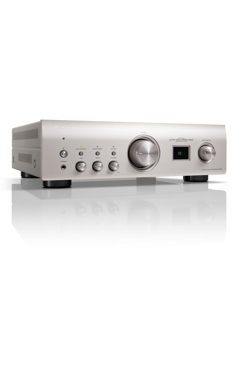 Denon PMA-1700NE Integrated Amplifier with 140W Power per Channel, Alternate, color, Silver