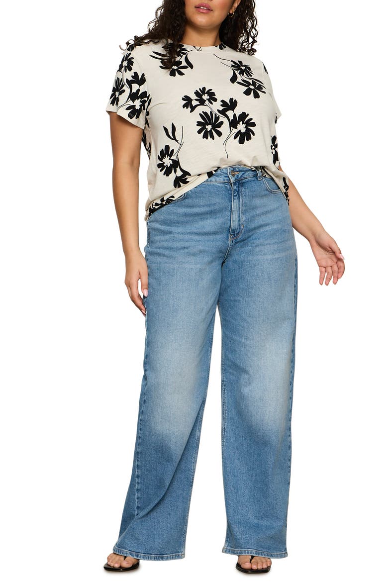 The Perfect T-Shirt, Alternate, color, CHALK BLOOM