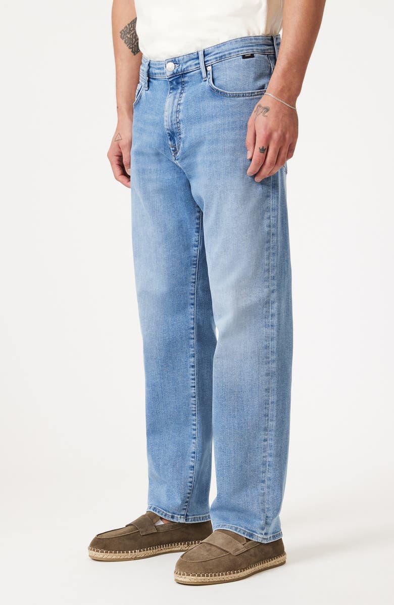 Mavi Jeans Marcel Relaxed Straight Leg Jeans, Alternate, color, Bleached Williamsburg