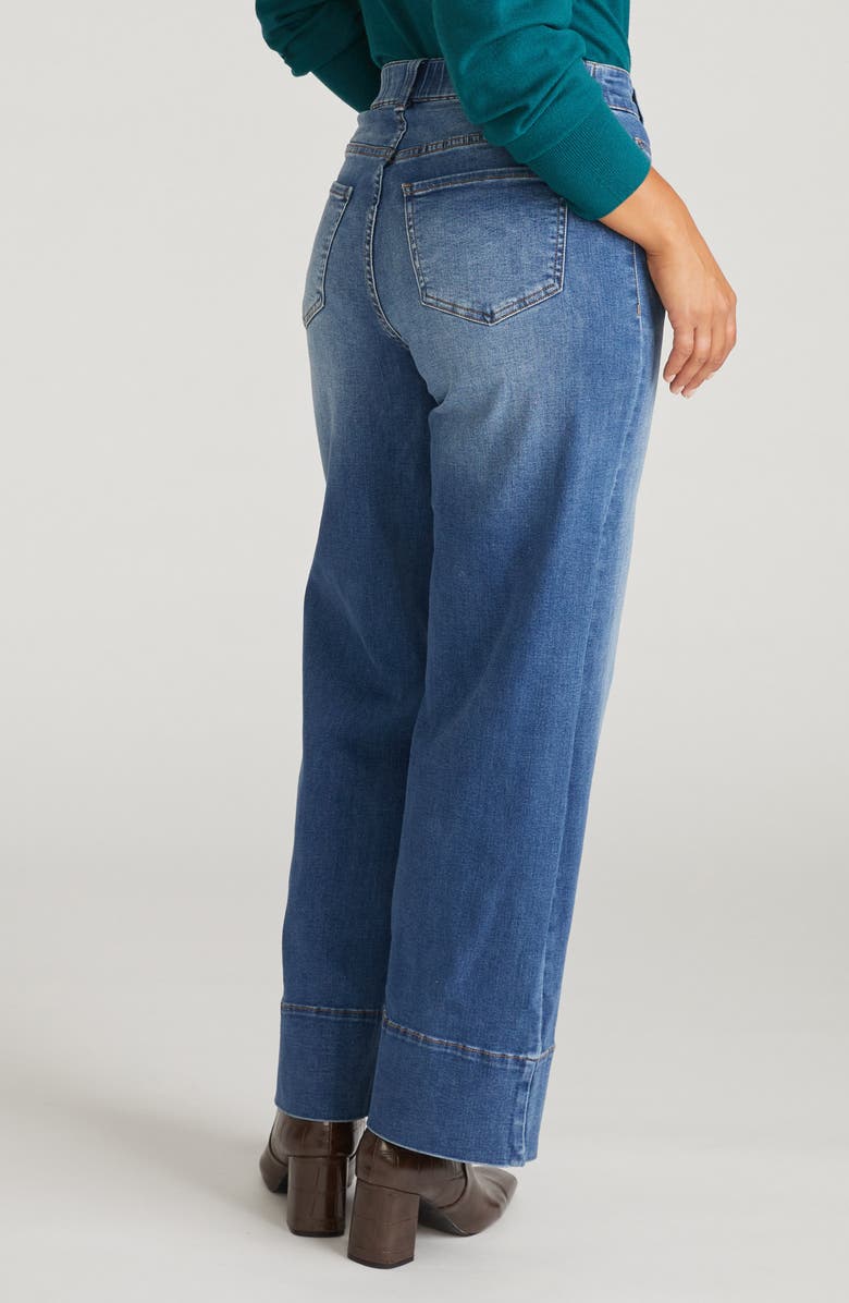 Universal Standard Claudia Wide Leg Jeans, Alternate, color, Anzio Blue