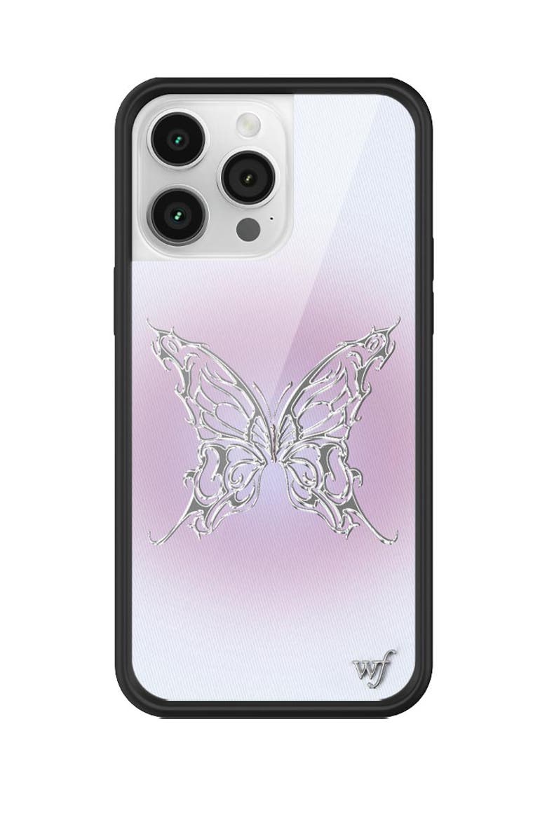 Ai Butterfly iPhone Case, Alternate, color, Purple