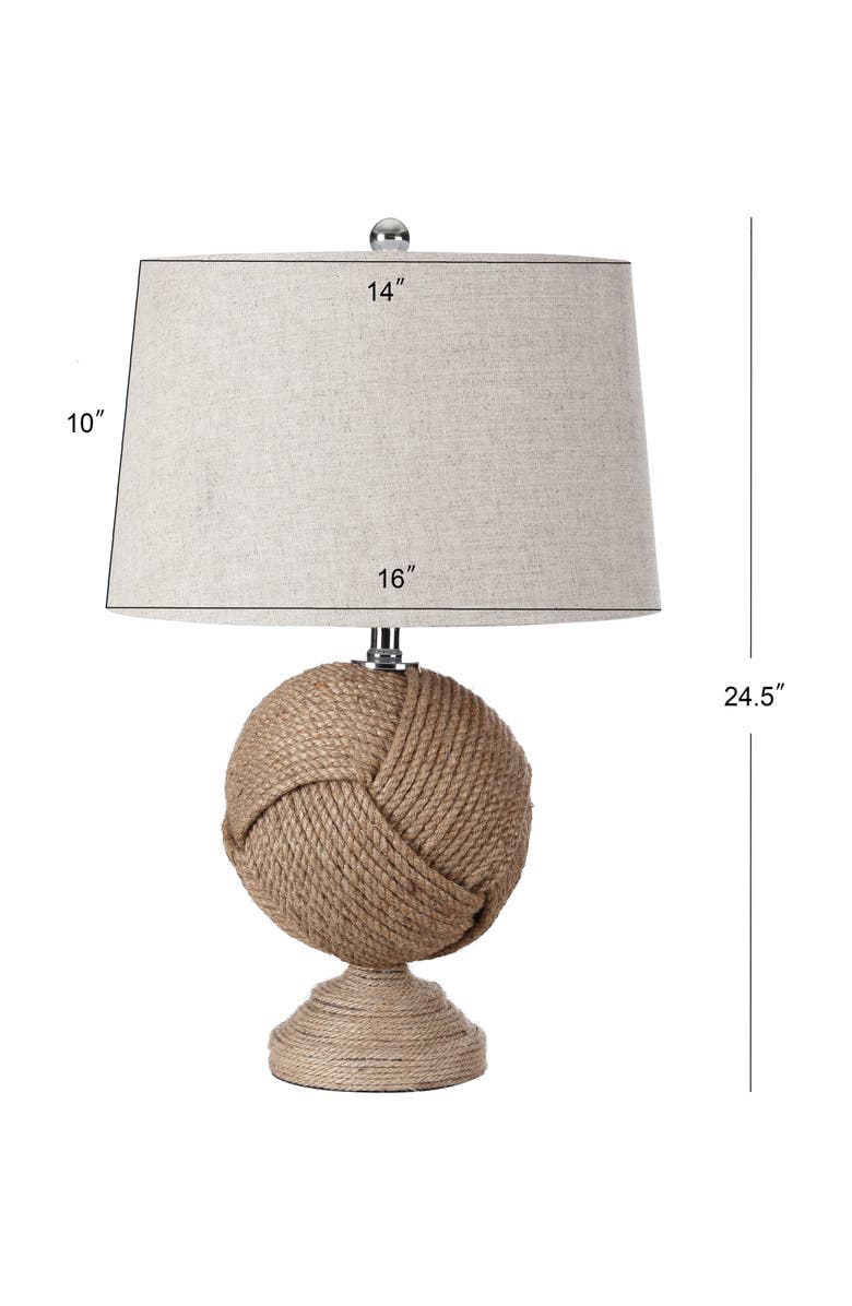 JONATHAN Y Monkey's Knotted Rope LED Table Lamp, Alternate, color, Brown/Tan