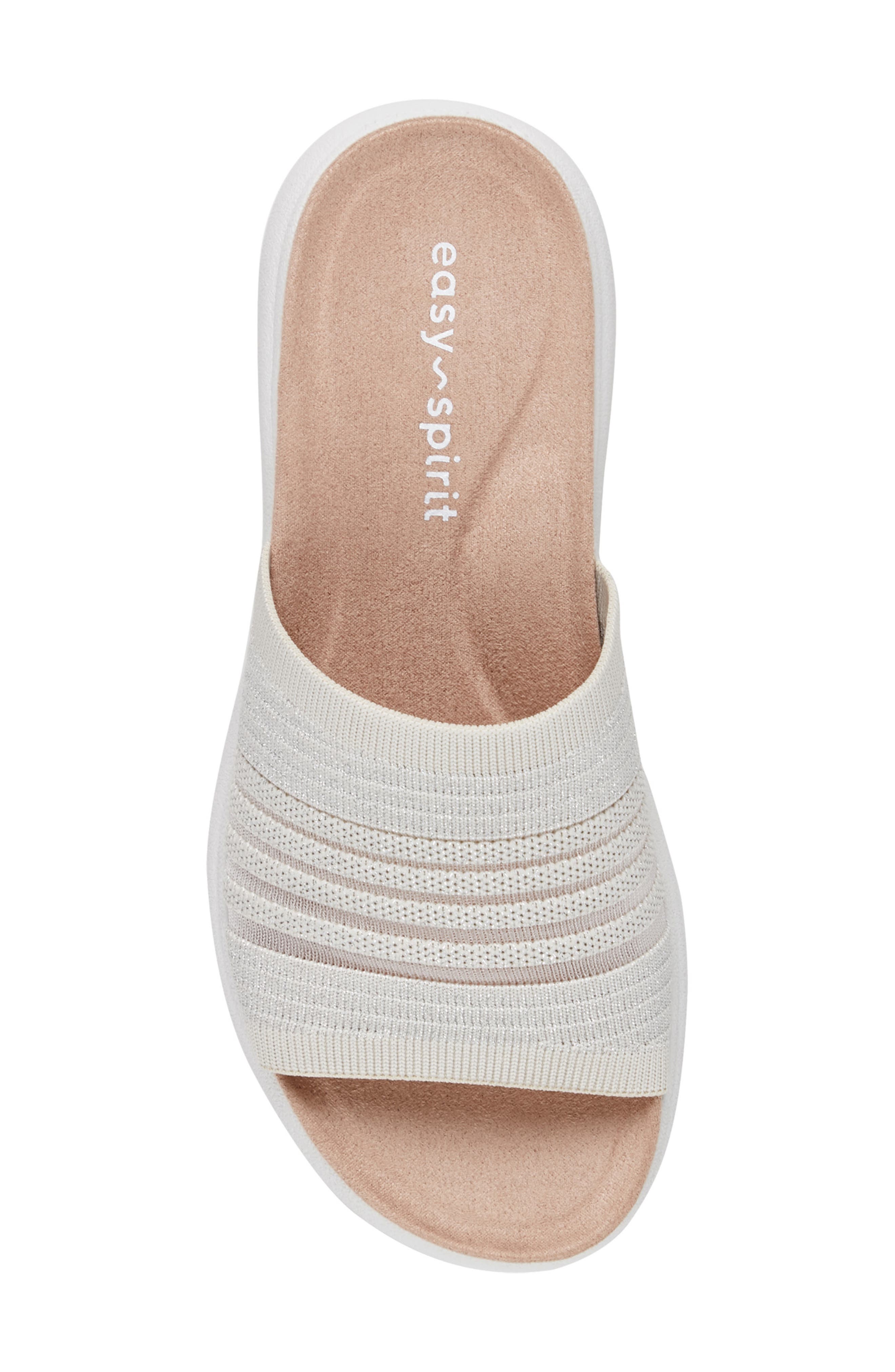 Easy Spirit Alison Slide Sandal, Alternate, color, Ivory