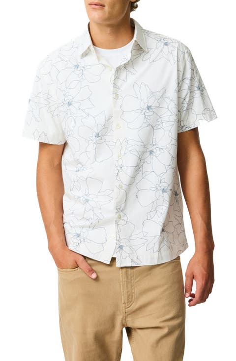 Bird Rock Short Sleeve Button-Up Shirt