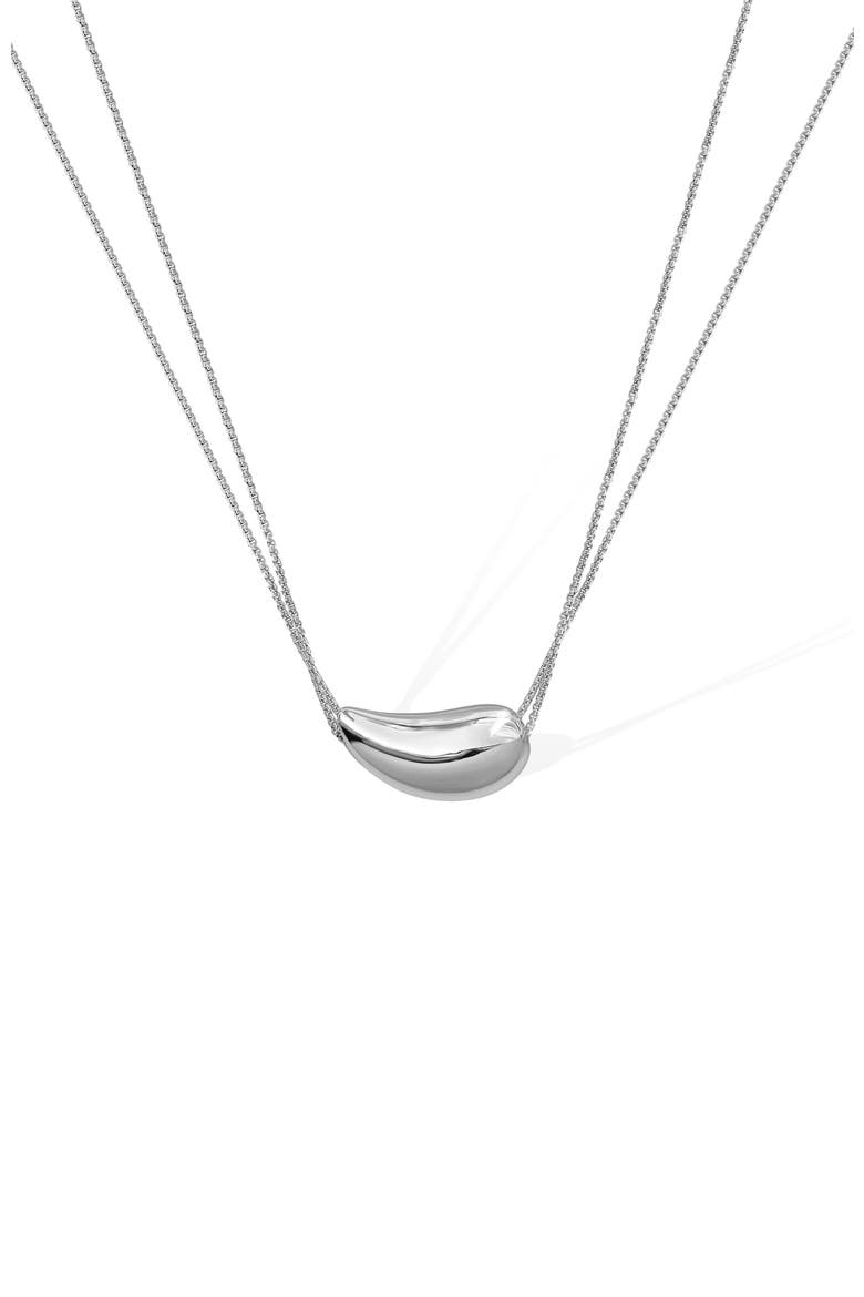 Drop Necklace, Main, color, Silver