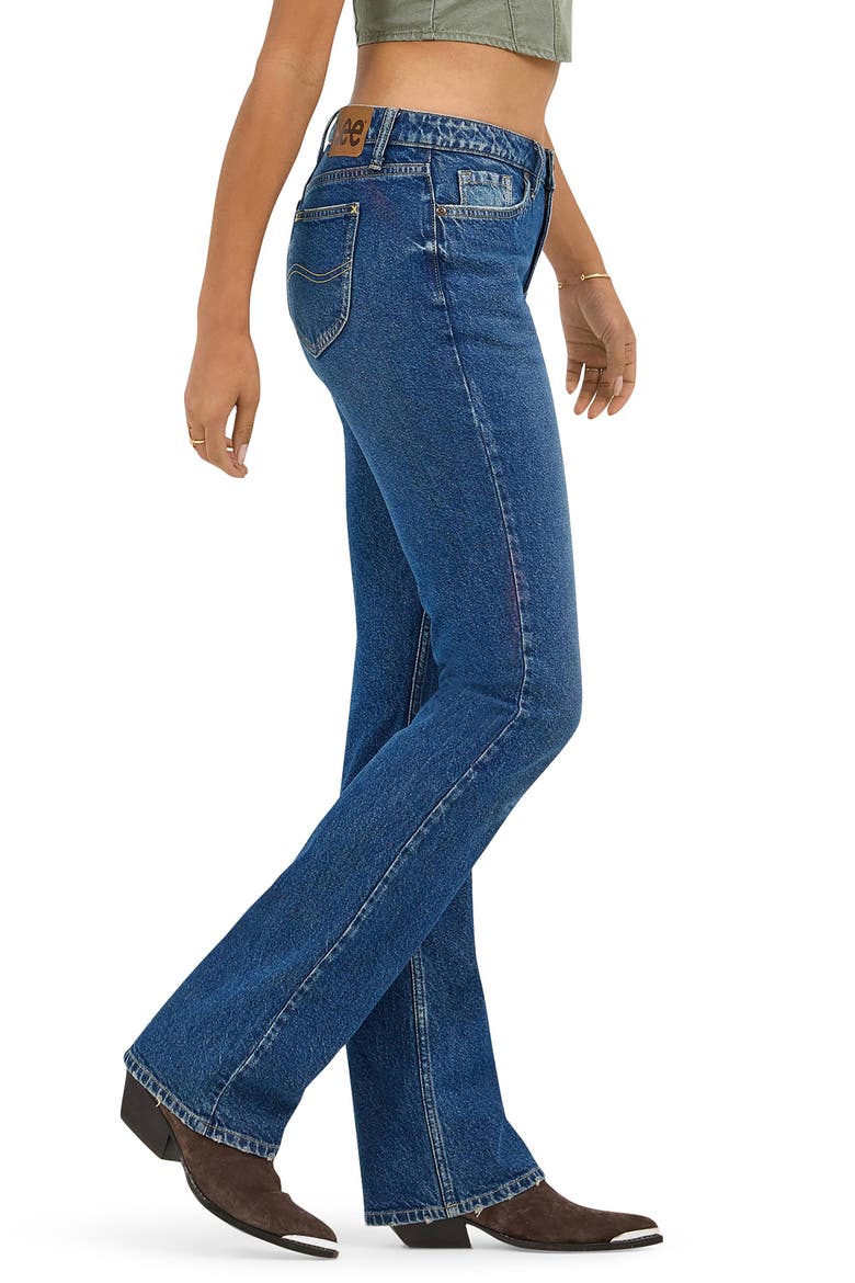 The Boot High Waist Bootcut Jeans, Alternate, color, MAGNETIC INDIGO