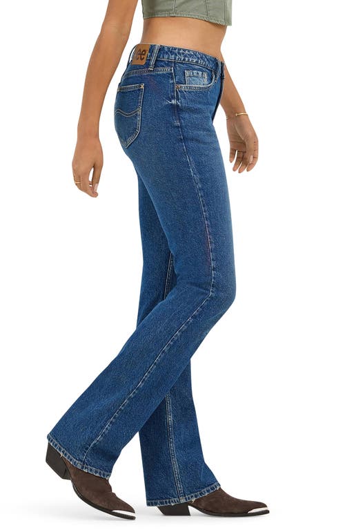 Lee The Boot High Waist Bootcut Jeans In Magnetic Indigo