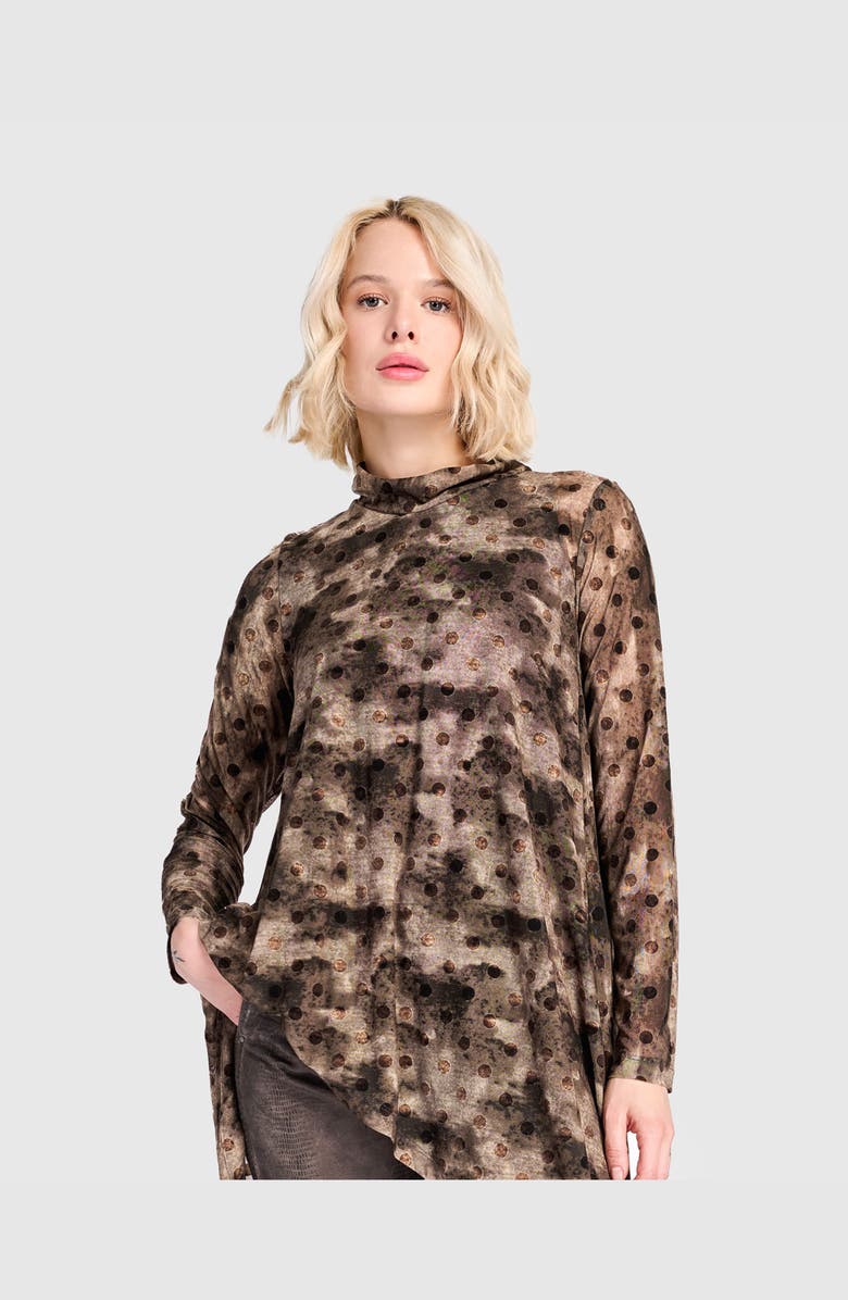 Alembika Rune Mesh Hi-Lo Tunic, Alternate, color, Aquarelle