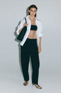 H&M Jersey Barrel-leg Pants