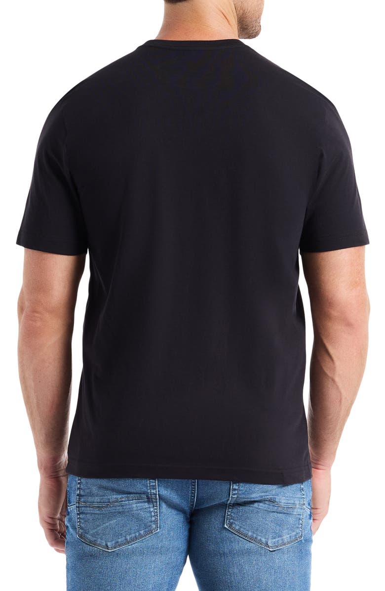 Robert Graham Night Voyage Knit Graphic T-Shirt, Alternate, color, Black