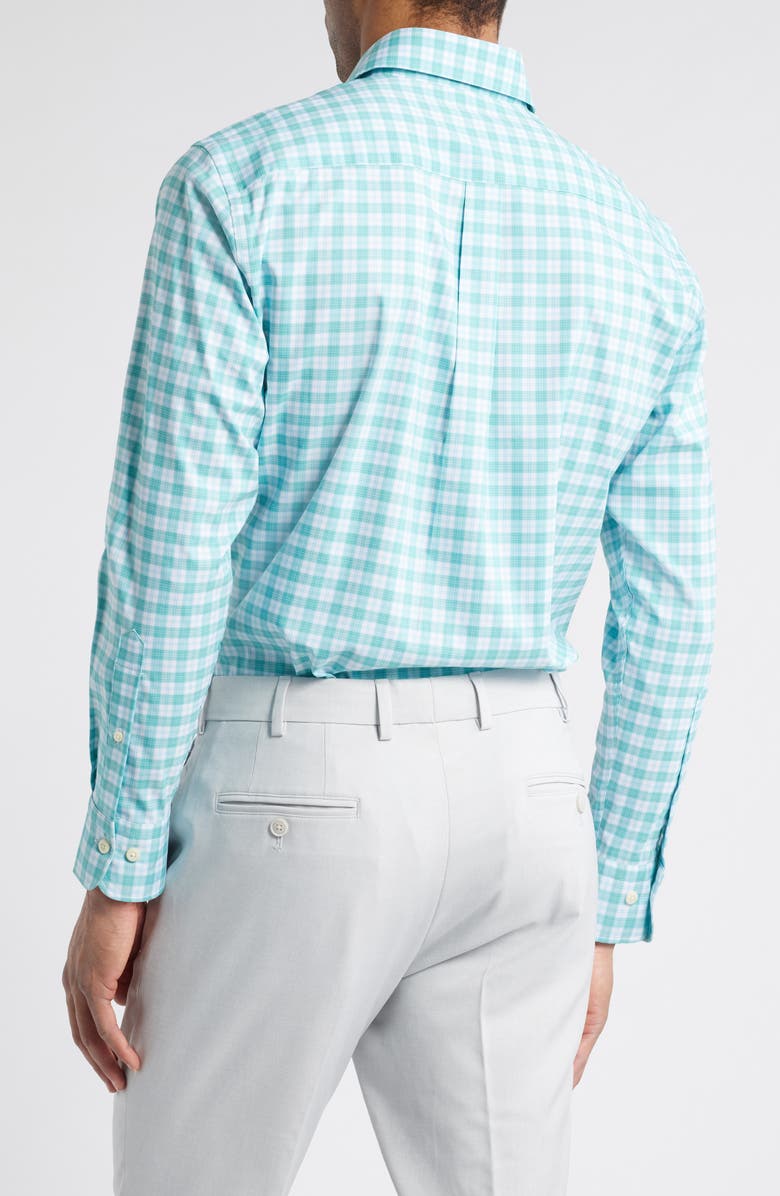 Peter Millar Morris Crown Lite Check Performance Button-Up Shirt, Alternate, color, 
