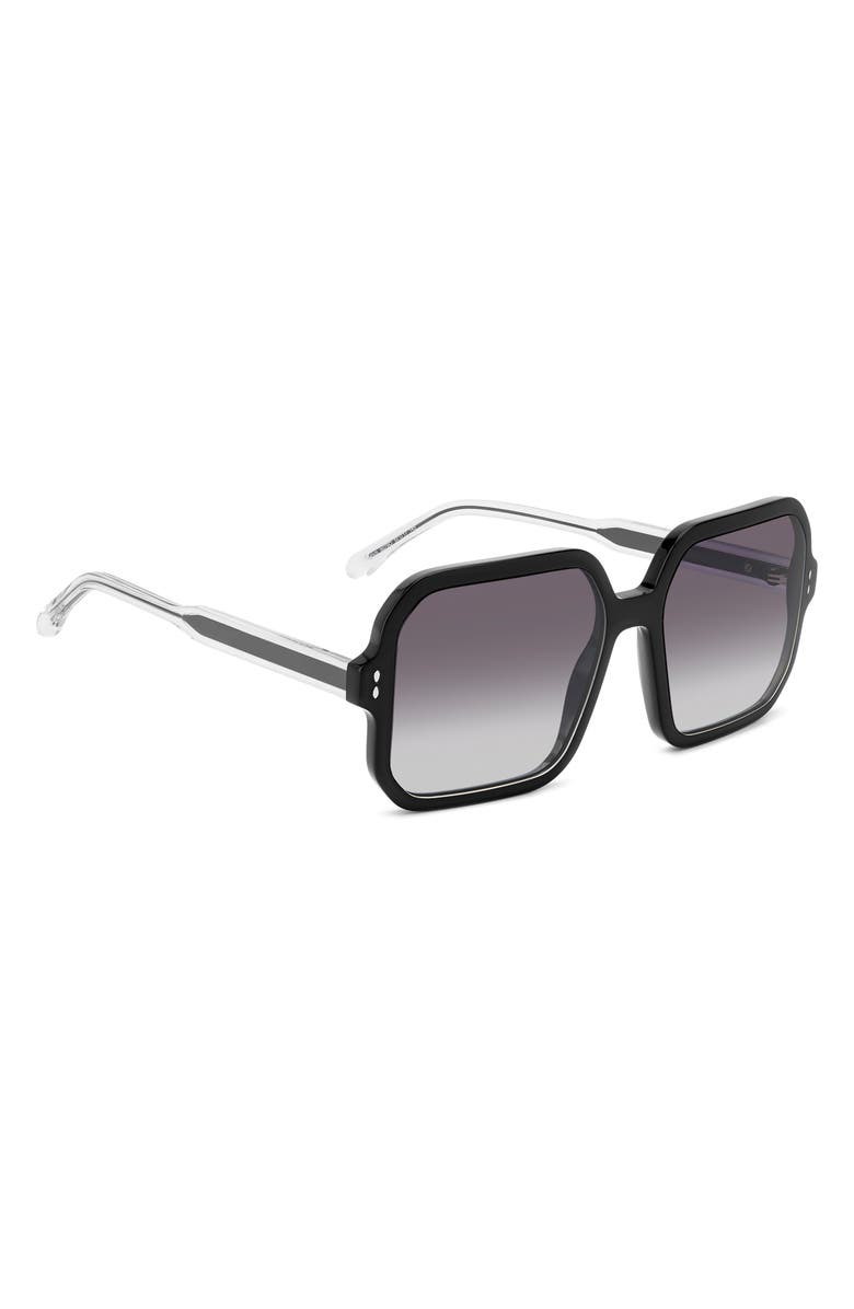 Isabel Marant 57mm Gradient Square Sunglasses, Alternate, color, 