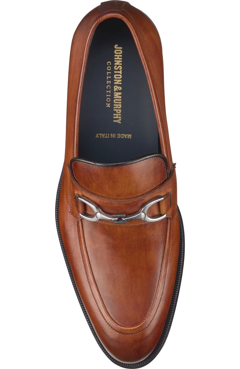 Johnston & Murphy Flynch Bit Loafer, Alternate, color, Tan Italian Calfskin