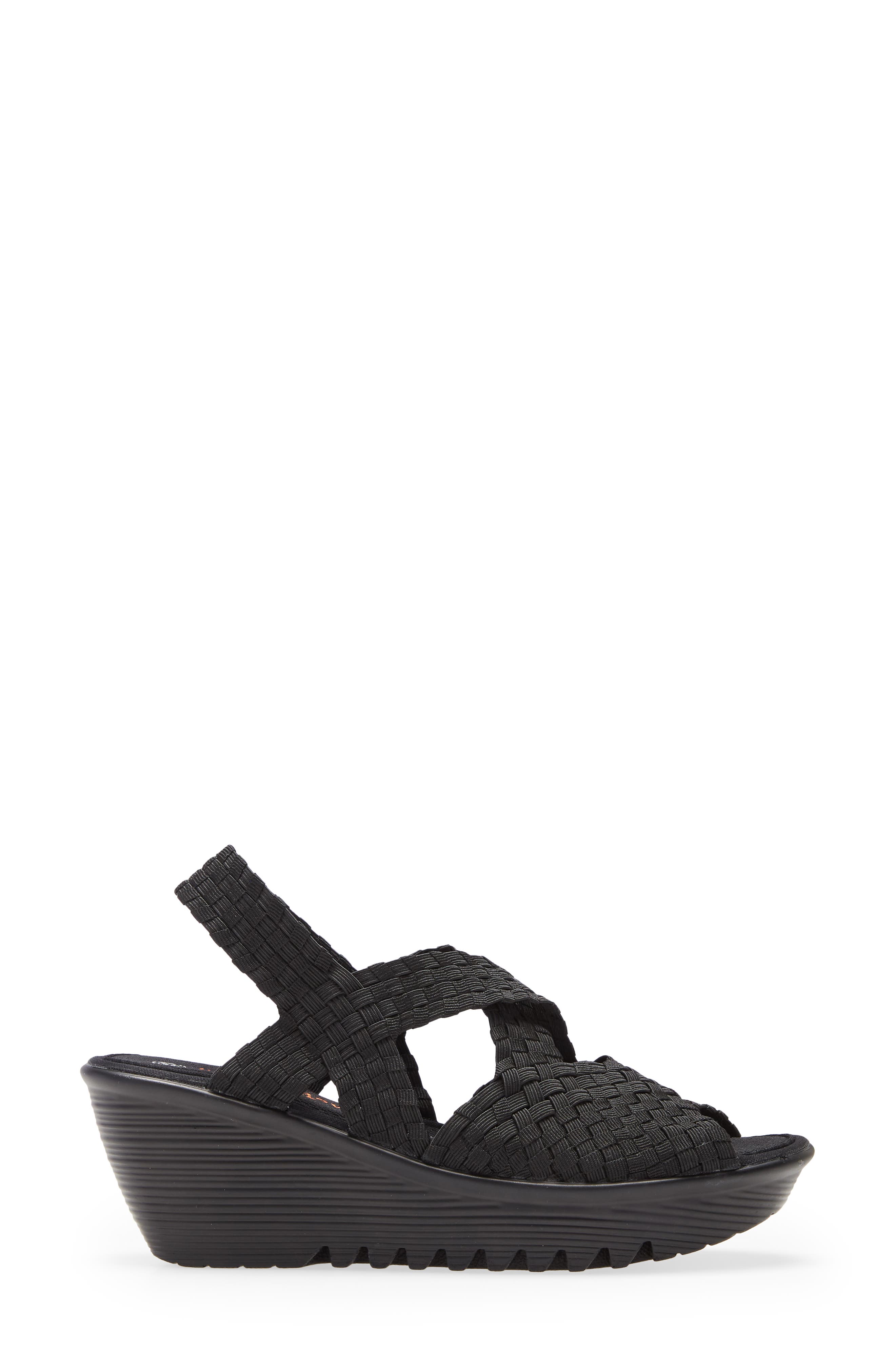 bernie mev. Brighten Wedge Slingback Sandal, Alternate, color, 