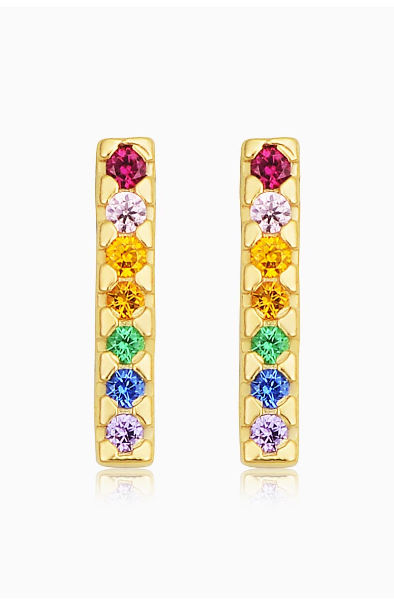 Oradina 14K Yellow Gold Life of the Party Studs, Main, color, Yellow Gold