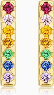 Oradina 14K Yellow Gold Life of the Party Studs