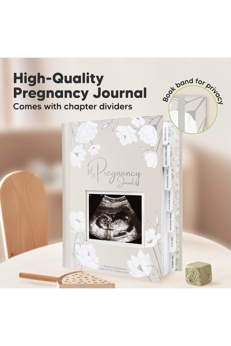 Blossom Pregnancy Journal, Alternate, color, Clay