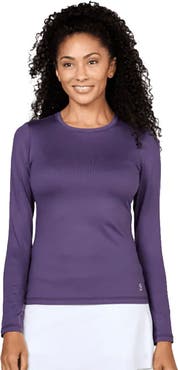 Sofibella UV Colors Womens Long Sleeve Tennis Shirt