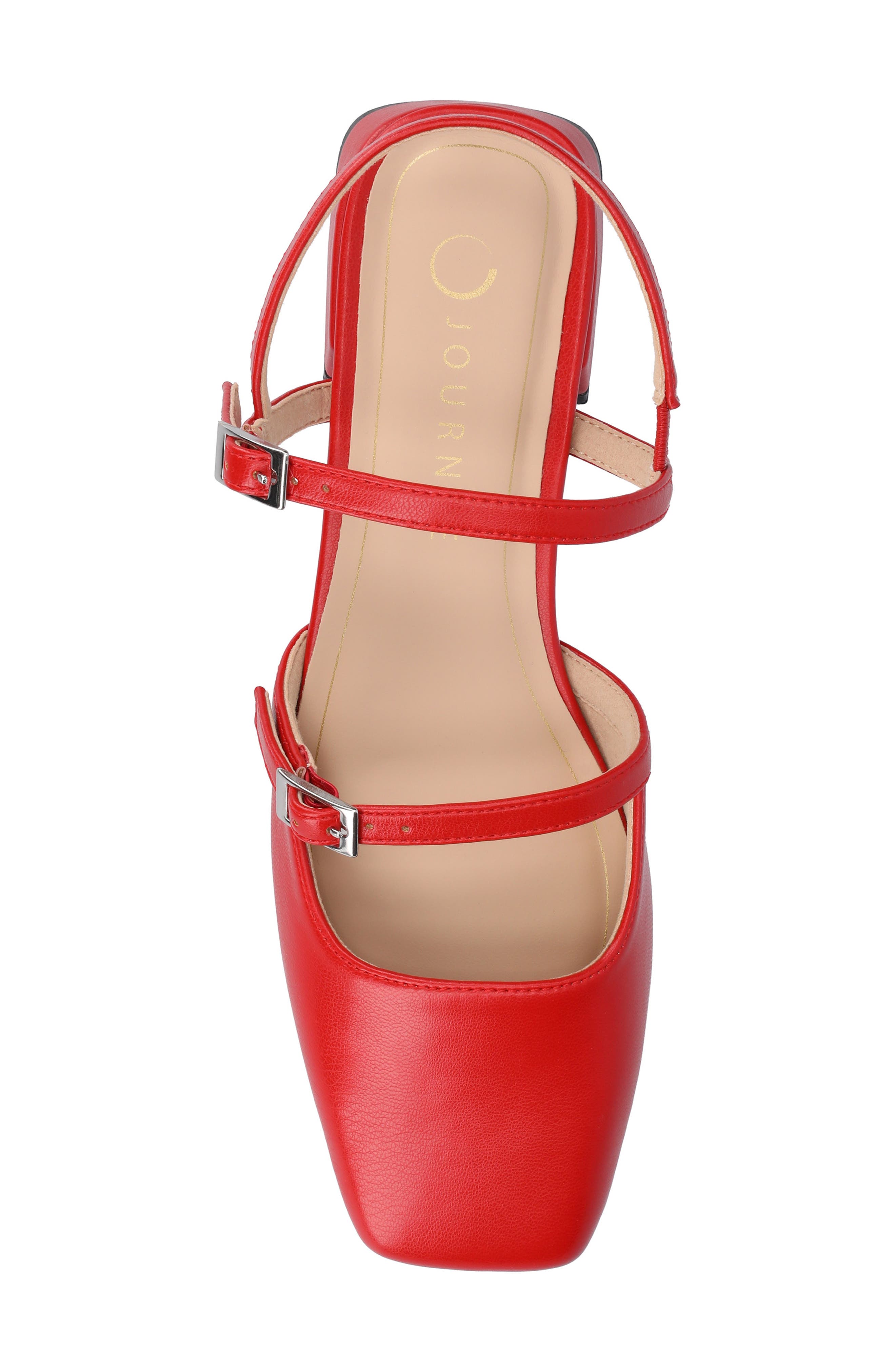 Gretchenn Slingback Mary Jane Pump, Alternate, color, RED