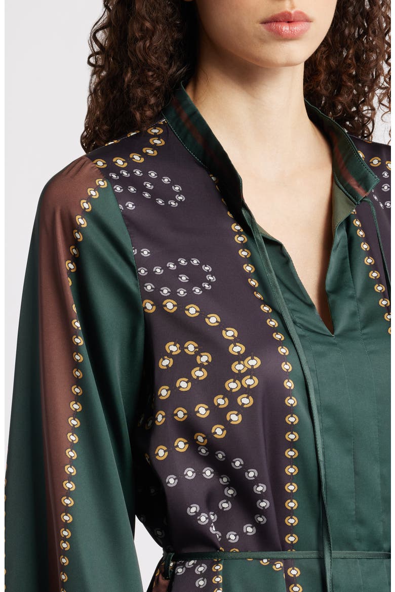 Timber Long Sleeve Dress, Alternate, color, GREEN MULTI