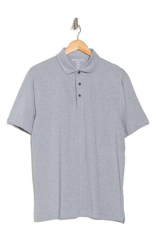Kenneth Cole Space Dyed Golf Polo In Blue