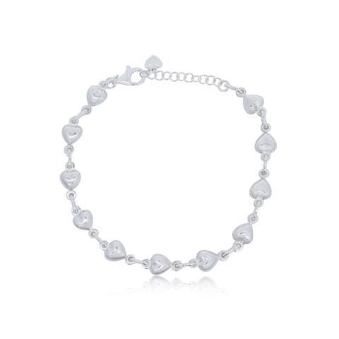 Puffy Heart Bracelet