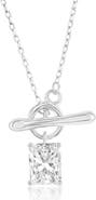Donatello Gian Crystal Toggle Necklace
