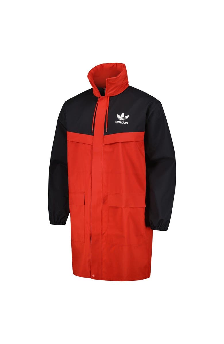 adidas Originals Men's adidas Originals Red/Black Manchester United Hoodie Full-Zip Bench Jacket, Alternate, color, Red
