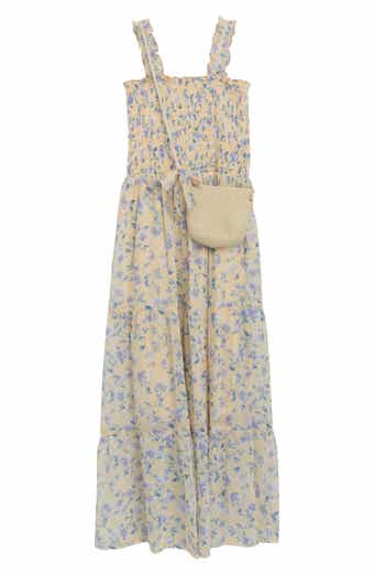 Speechless Kids' Smocked Maxi Dress & Purse Set