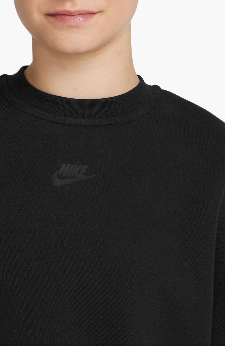 Nike Sportswear Tech Fleece Oversize Crop T-Shirt, Alternate, color,