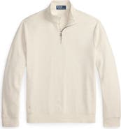 Polo Ralph Lauren Textured Double Knit Quarter Zip Pullover