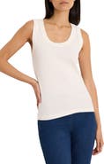 NIC+ZOE Perfect Knit Rib Scoop Neck Tank