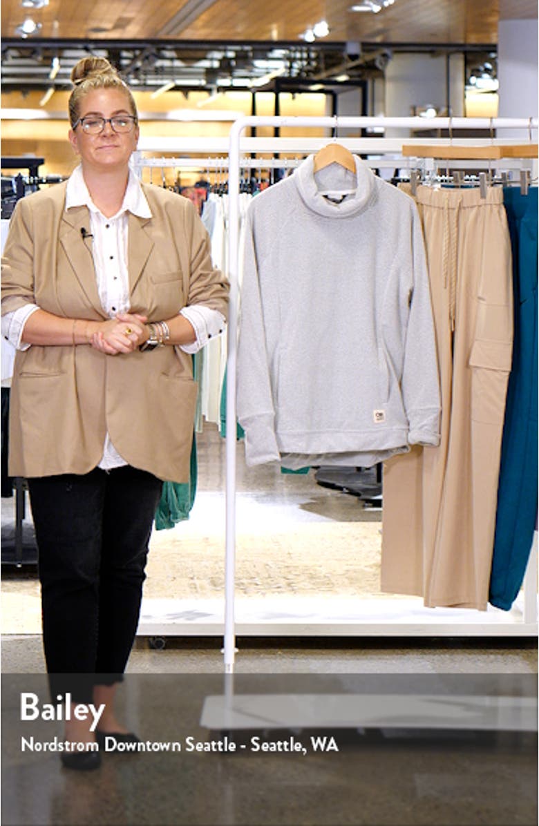 Trail Mix Stand Collar Pullover, sales video thumbnail