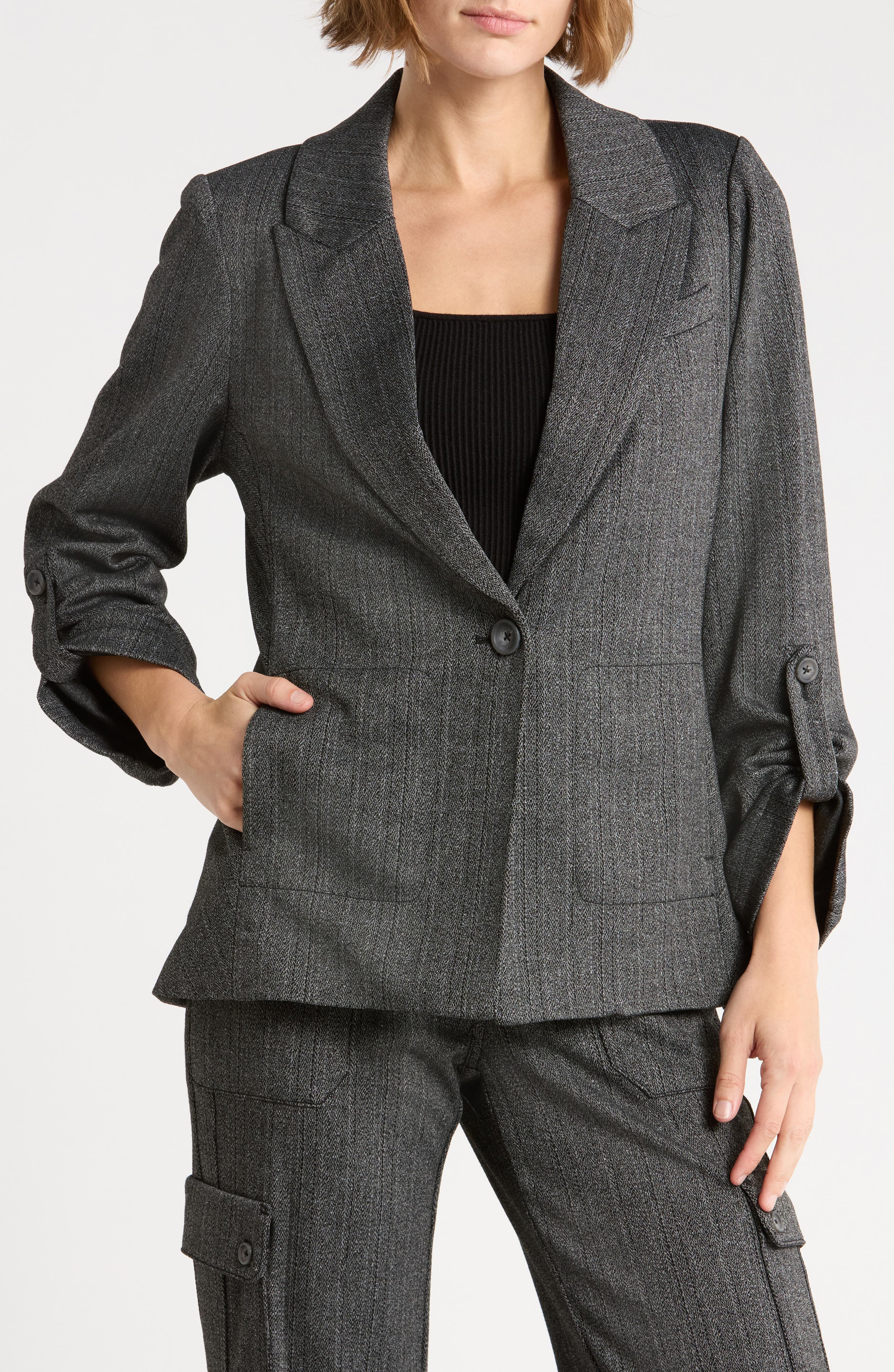Roll Tab Blazer