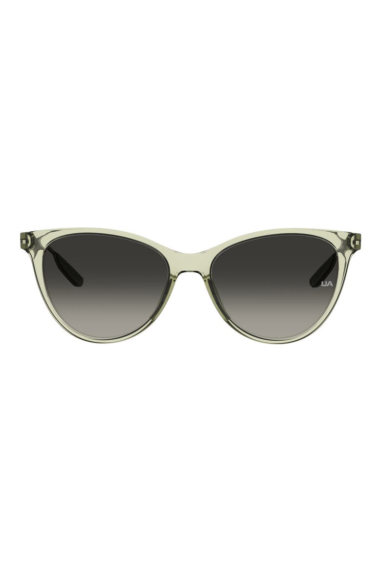 Expanse 54mm Gradient Cat Eye Sunglasses, Main, color, GREEN CRYSTAL