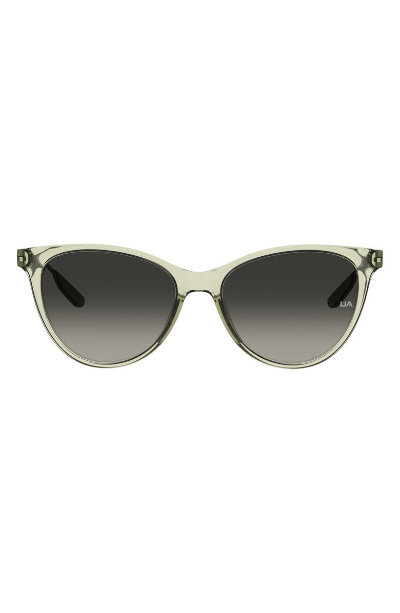 Under Armour Expanse 54mm Gradient Cat Eye Sunglasses, Main, color, Green Crystal