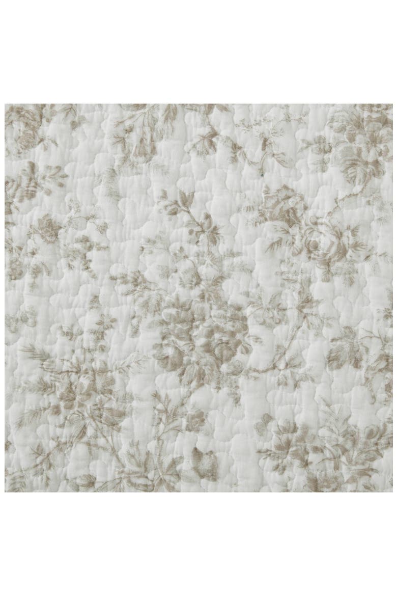 Walled Garden Quilt & Sham Set, Alternate, color, MOCHA