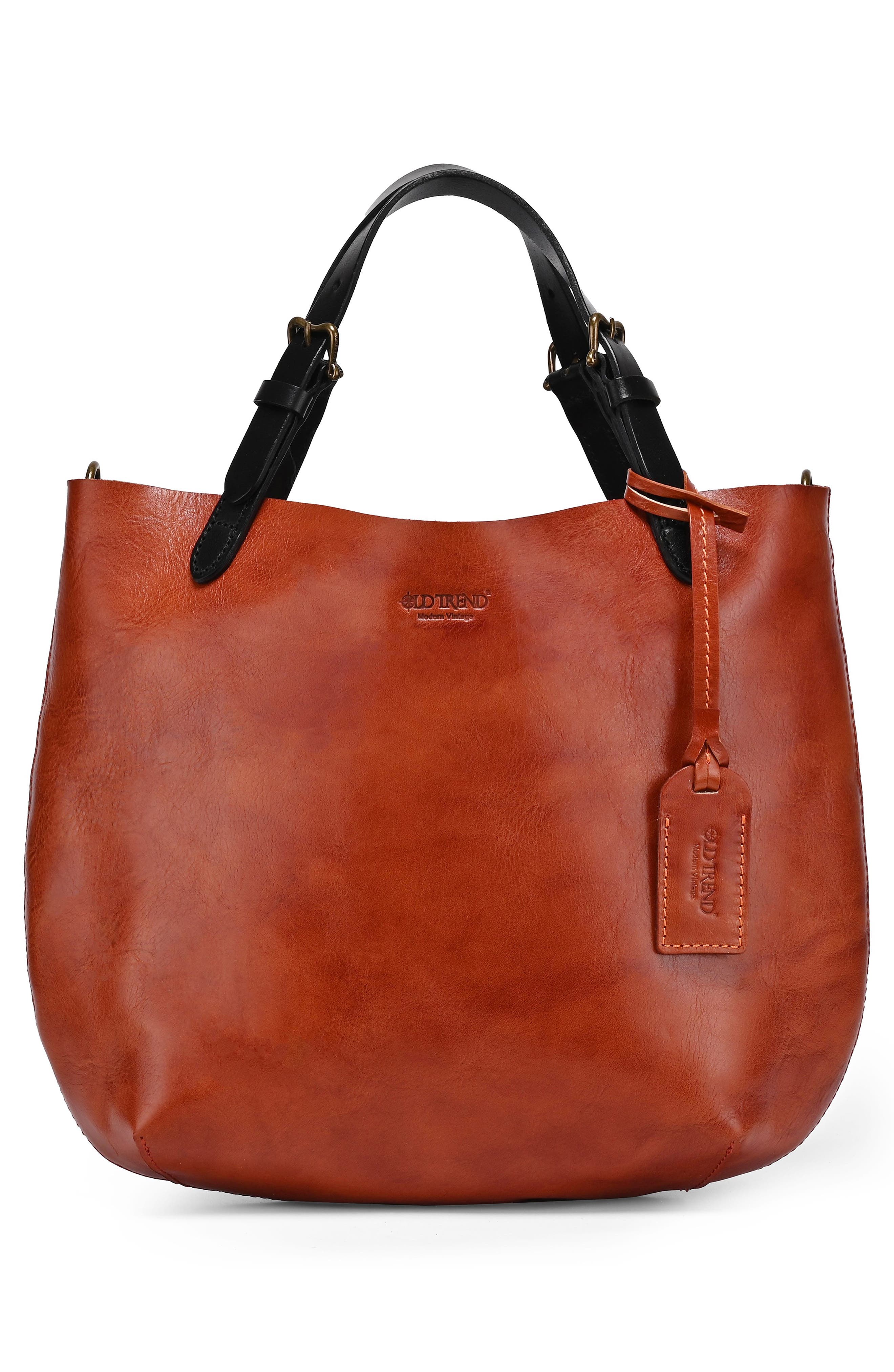 OLD TREND Dip Dye Leather Mini Tote, Alternate, color, 