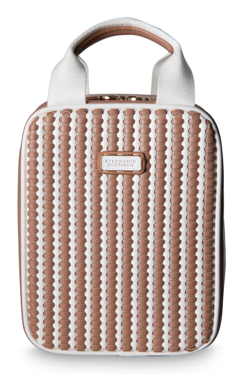 Stephanie Johnson Marabella Mocha Sasha Travel Case, Alternate, color, Brown