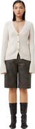 GOBI Mongolian Cashmere Buttoned Cashmere V-Neck Cardigan