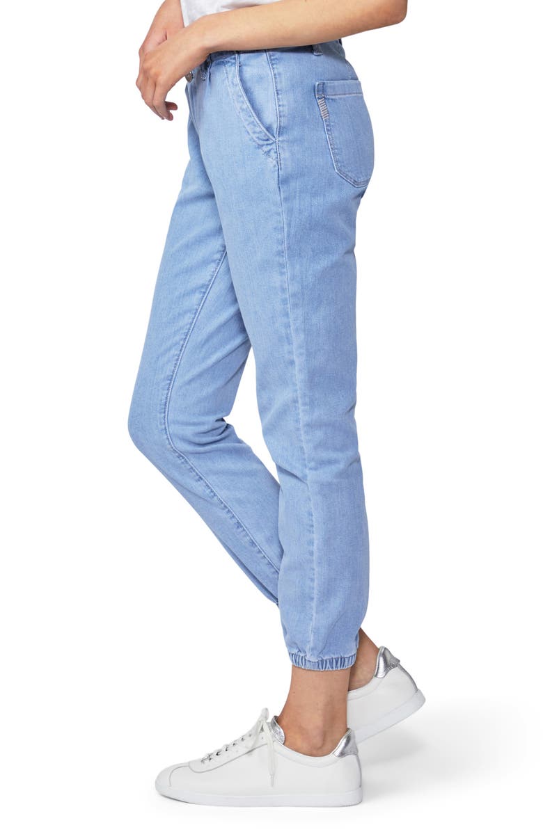 PAIGE Mayslie Pleat Denim Joggers, Alternate, color, 