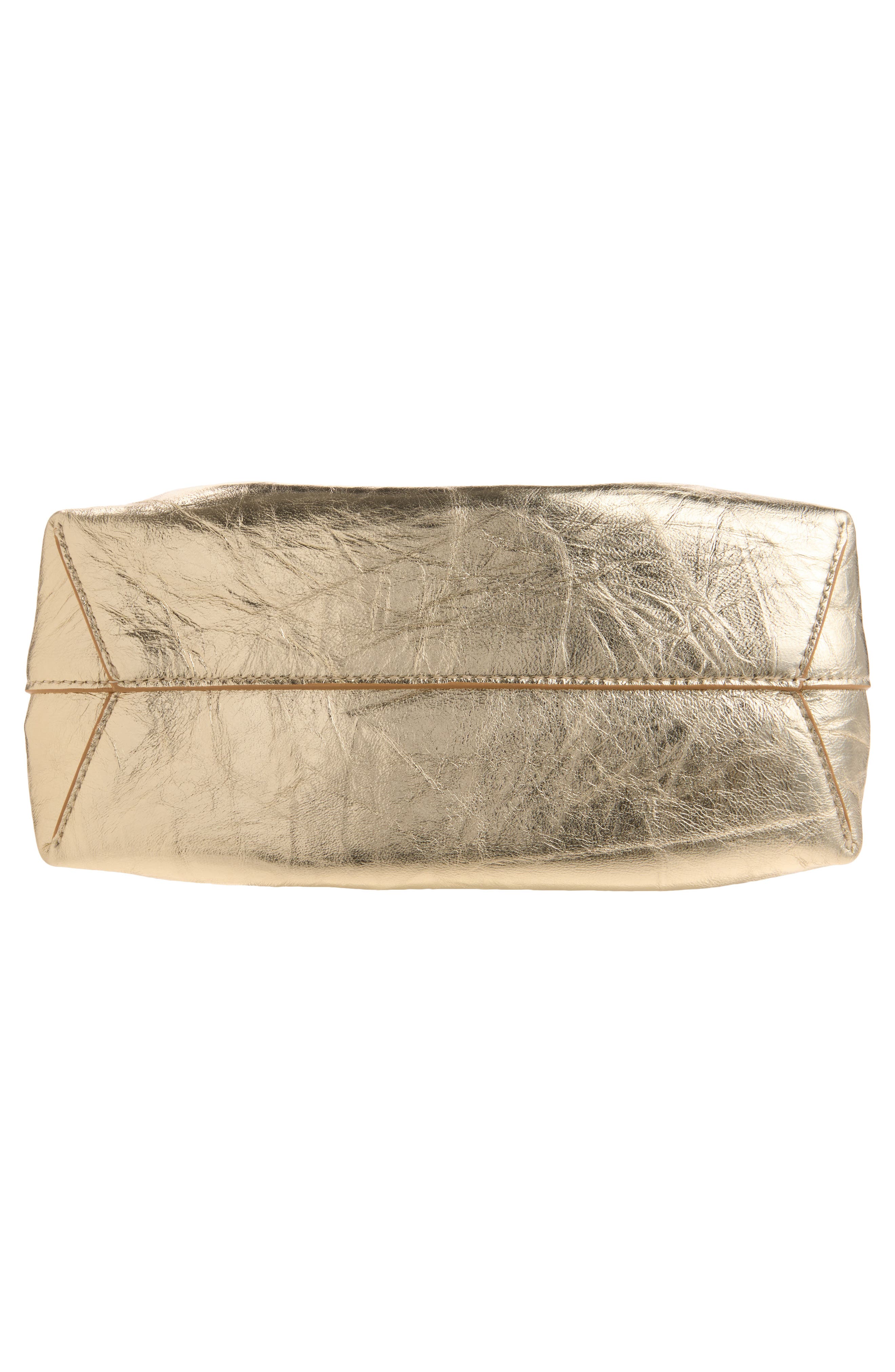 Drawstring Pouchette, Alternate, color, GOLD